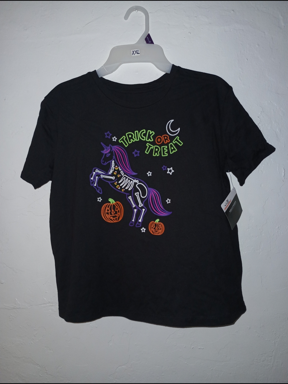 Celebrate! Halloween Girls' Trick Or Treat Unicorn Shirt